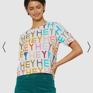 Gorman HEY Multicolor Cropped T Shirt